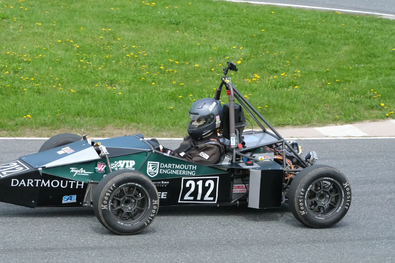 Dartmouth Formula Racing team with the car